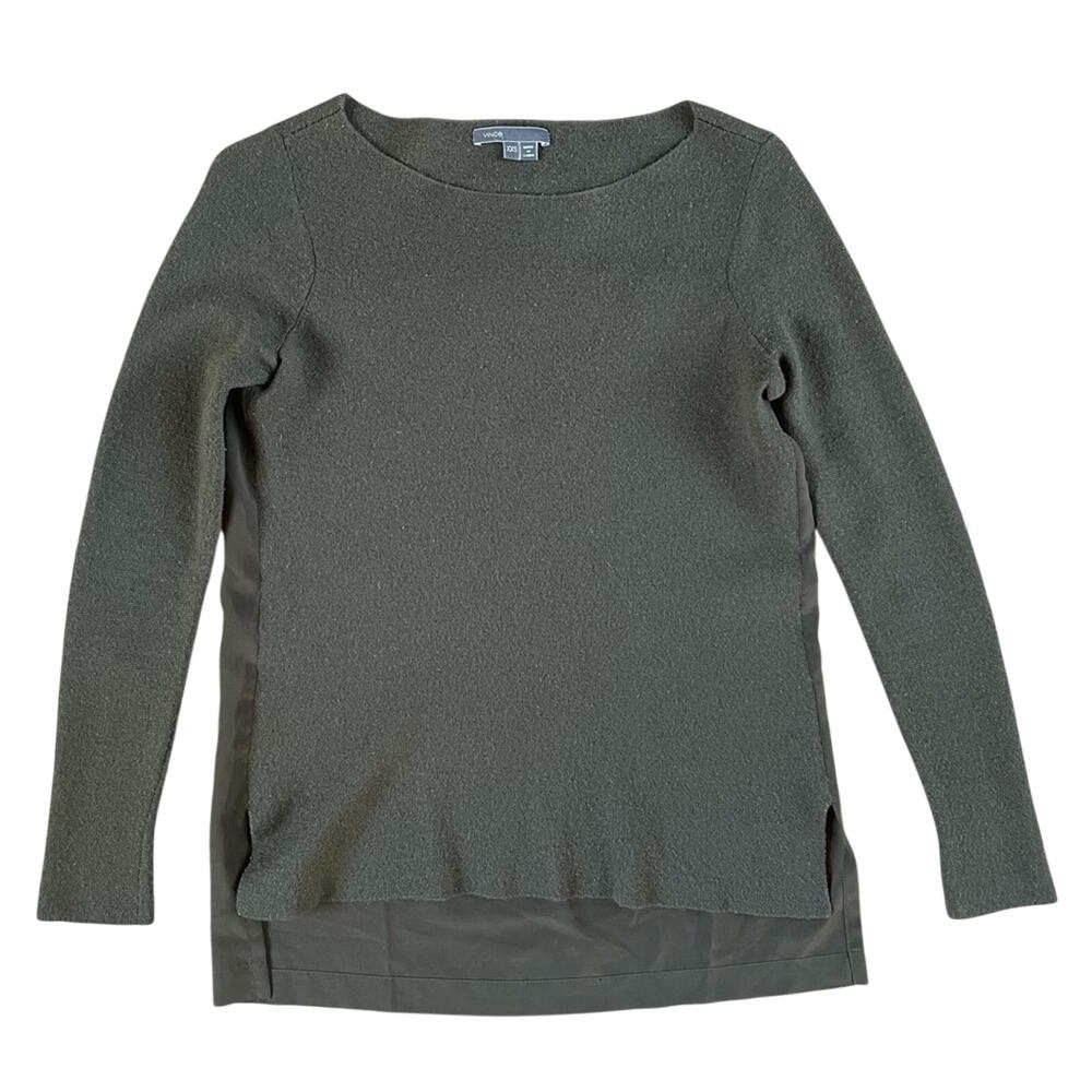 Vince XXS Sweater Wool Army Green